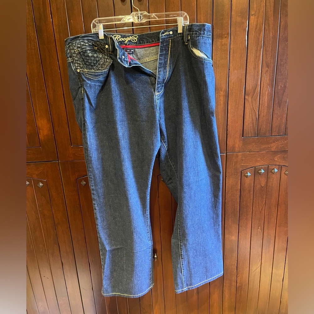 COOGI Classic Blue Jeans with Unique Pocket Detail